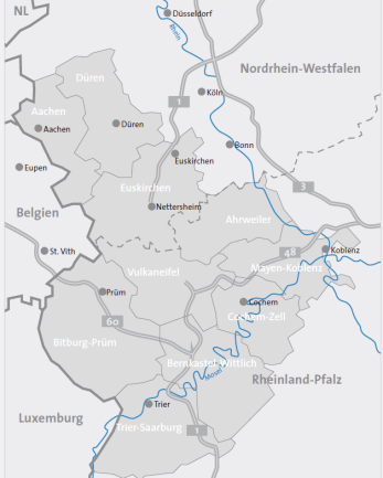 Übersichtskarte Einzugsbereich